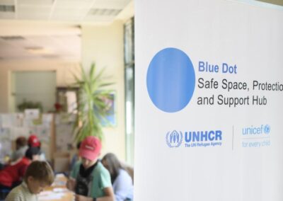 Центрове “BLUE DOT” в помощ на бежанците от Украйна