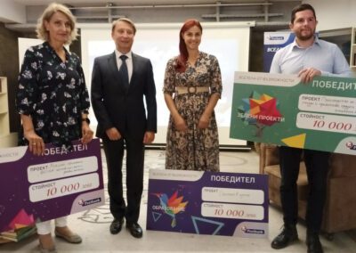 Пощенска банка награди победителите в инициативата „Вселена от възможности“