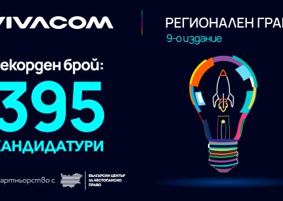 Рекорден брой проекти в надпревара за финансиране от Vivacom Регионален грант