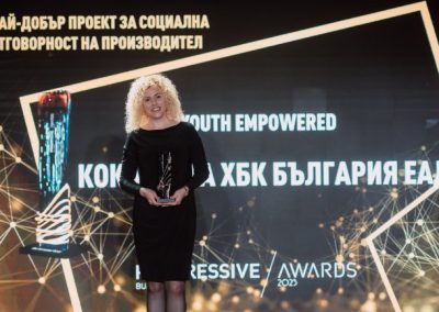#YouthEmpowered на Кока-Кола ХБК с награда „Най-добър проект за социална отговорност“