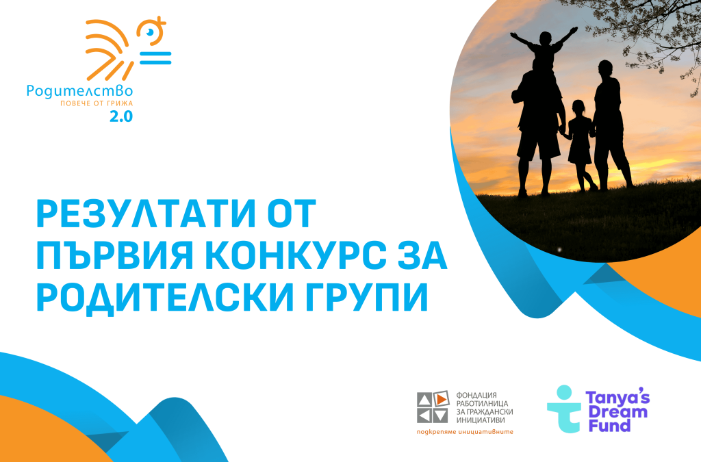 Резултати от първия конкурс по програма „Родителство 2.0“